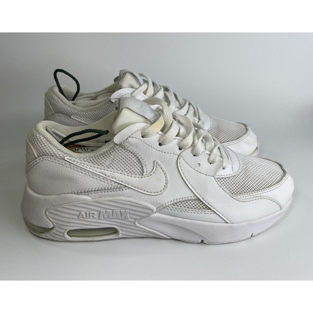 Nike Air Max White Sneakers Sport Youth  Running CD6894-100 US Size 5y EUR 37.5